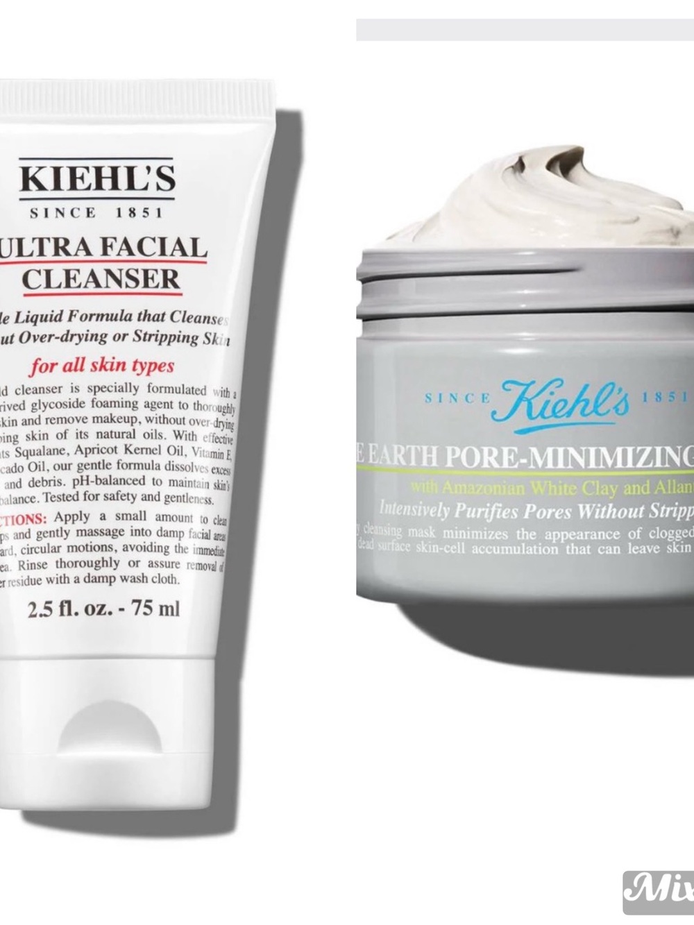 Kiehl's Ultra Facial Cleanser & Pore-Minimizing Clay Mask Duo
